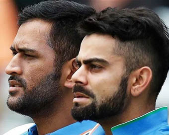 MS Dhoni and Virat Kohli 