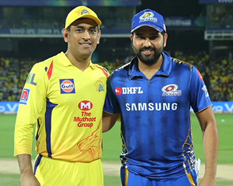 CSK captain MS Dhoni and MI captain Rohit Sharma (file photo)