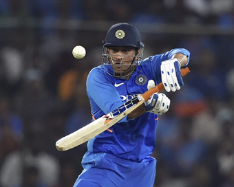 1st ODI: Jadhav, Dhoni star in India