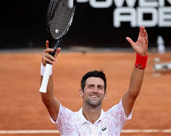 Italian Open: Djokovic reaches final in Rome with 7-5, 6-3 win over Rudd