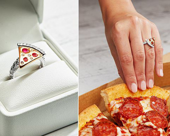 $9000 Pizza Engagement Ring