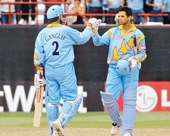Ganguly and Dravid 