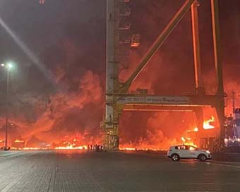 Massive explosion at Dubai