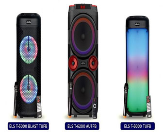 Elista Launches a Trio of Power-Packed Portable Speakers with Multi-color LED Lights and Wireless Mic for Music Enthusiasts