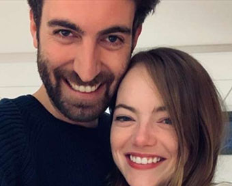 Emma Stone with husband Dave McCary