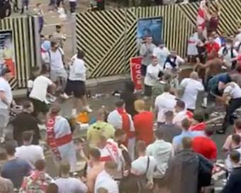 Fans break into scuffle after Euro 2020 final
