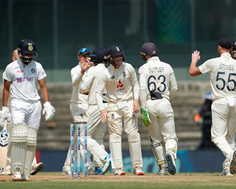 England thrash India by 227 runs in 1st Test at Chennai
