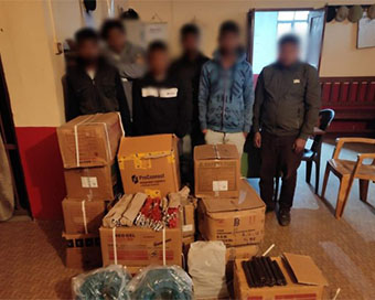 Meghalaya police seize 1,525 kg explosives