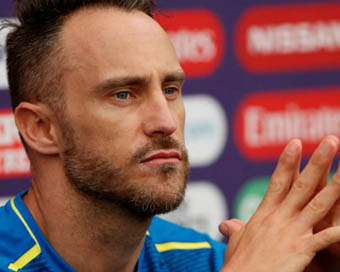 South Africa batsman Faf du Plessis