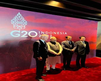 PM Modi interacts with world leaders at Bali G20 summit, shares pics