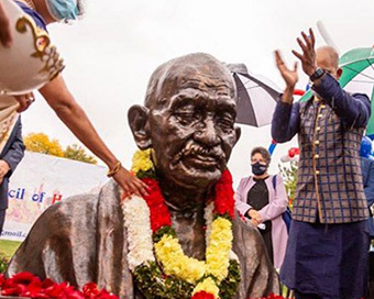 New York town honours Mahatma Gandhi by installing his statue
