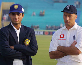 Sourav Ganguly and Nasser Hussain