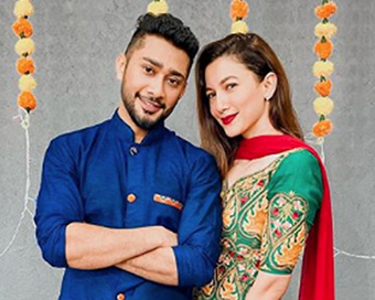 Gauahar Khan with Zaid Darbar