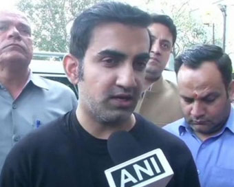 BJP MP from East Delhi, Gautam Gambhir