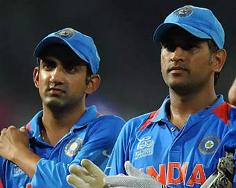 Gambhir recalls his days with Dhoni as roommates