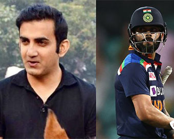 Gambhir (left) - Kohli (right)