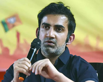 Member of Parliament and former star cricketer Gautam Gambhir 