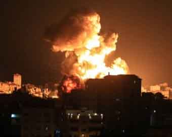 Israel strikes in Gaza after arson attacks