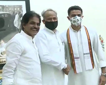 Gehlot meets Pilot