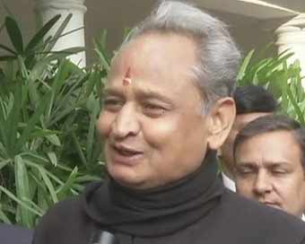 Gehlot sworn in as Rajasthan CM, Pilot Deputy CM 