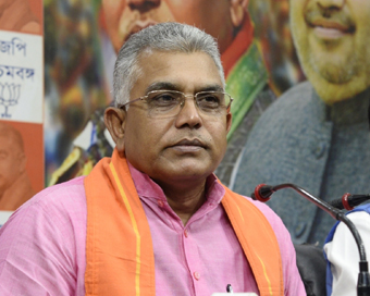 West Bengal BJP chief Dilip Ghosh (file photo)