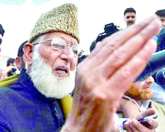 All Parties Hurriyat Conference Chairperson Syed Ali Geelani