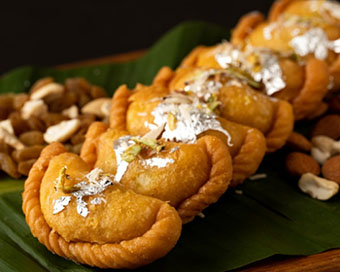 Binge on delicious, healthy gujiyas of different flavours this Holi