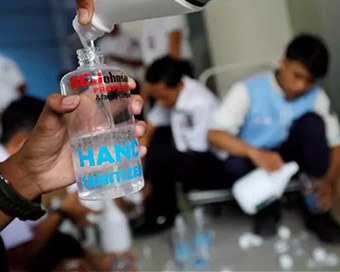 India allows export of alcohol-based hand sanitisers