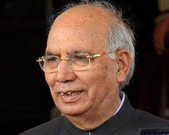 Former Law Minister and senior party leader Hans Raj Bharadwaj (file photo)