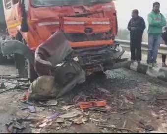 8 killed in Haryana pileup due to fog