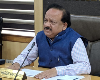 Union Minister of Health and Family Welfare Harsh Vardhan (file photo)