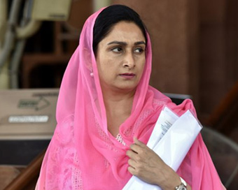 Akali Dal MP Harsimrat Kaur Badal tests Covid-19 positive