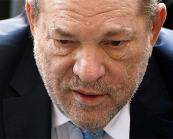 Disgraced Hollywood film producer Harvey Weinstein (file photo)