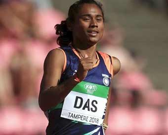 Hima creates history for Indian athletics