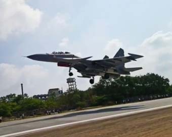 In successful trial, IAF jets touch down national highway in Andhra
