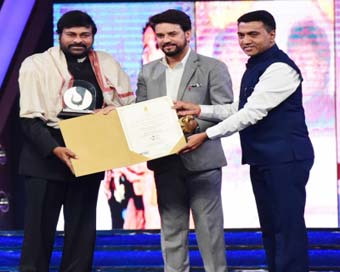 IFFI: Indian Film Personality award conferred on Megastar Chiranjeevi