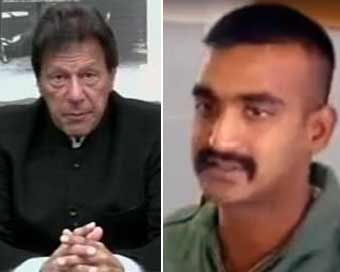 Pakistan Prime Minister Imran Khan, IAF Wing Commander Abhinandan Varthaman