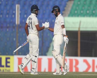 IND v BAN, 1st Test: Pujara, Iyer smash fifties, carry India to 278/6 despite Taijul three-fer (Ld)