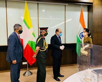 Indian Army Chief and FS Shringla meet Aung San Suu Kyi