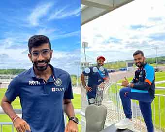 Indian cricketers loving the taste of England