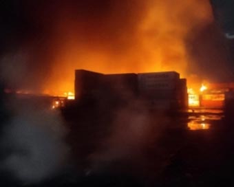 Massive blast heard at industrial park in central Iranian city