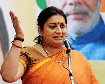 Union Minister Smriti Irani 