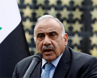 Iraqi Prime Minister Adel Abdel-Mahdi (file photo)