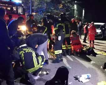 Italy nightclub stampede kills 6 