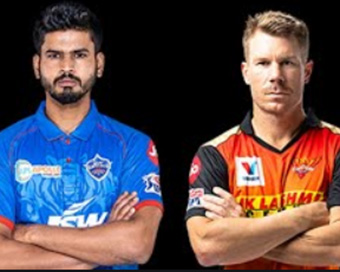 DC captain Shreyas Iyer and SRH captain David Warner