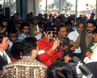 Michael Jackson 1996 Mumbain visit