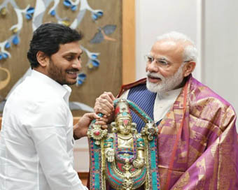 Andhra CM Jagan Mohan Reddy meets PM Narendra Modi