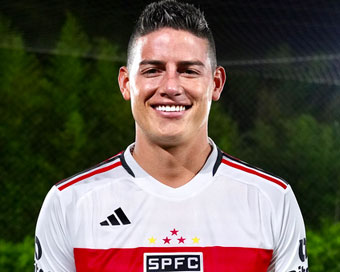 James Rodriguez eager for success with Sao Paulo