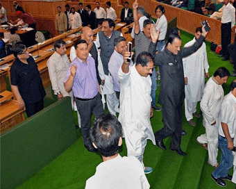 Opposition members stage walk out from J&K assembly