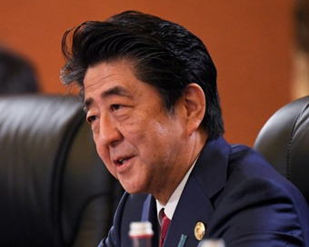 Japan Prime Minister Shinzo Abe (file photo)